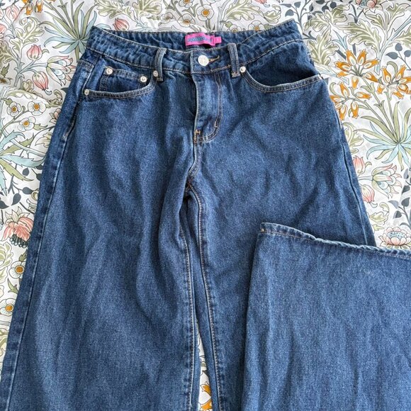 Women's Navy and Blue Jeans - Picture 1 of 3